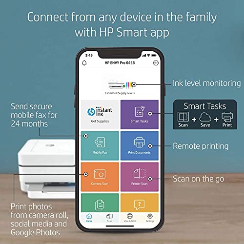 Envy Pro 6458 Wireless All-in-One Printer - Image 3