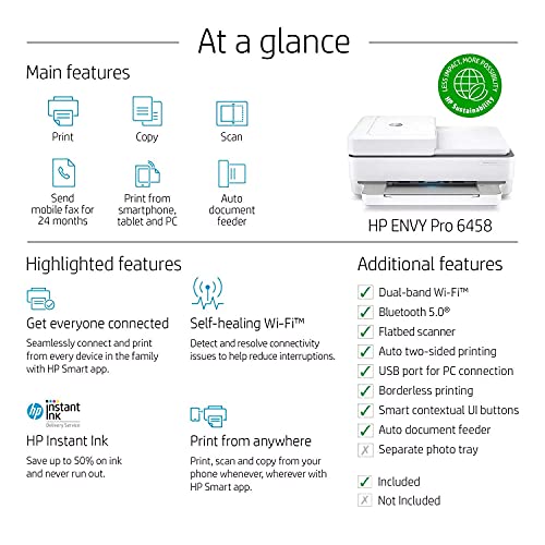 Envy Pro 6458 Wireless All-in-One Printer - Image 5
