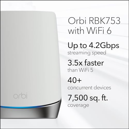 Netgear Orbi RBK753 Wi-Fi System - Tri-Band - Image 2