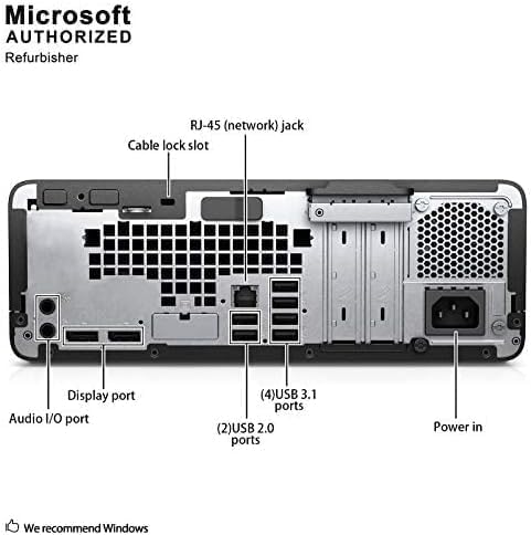 Intel ProDesk 600 G3 SFF Desktop With Monitor - Image 4