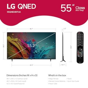 LG QNED85T Series 55-Inch Smart TV 4K (55QNED85TUA)