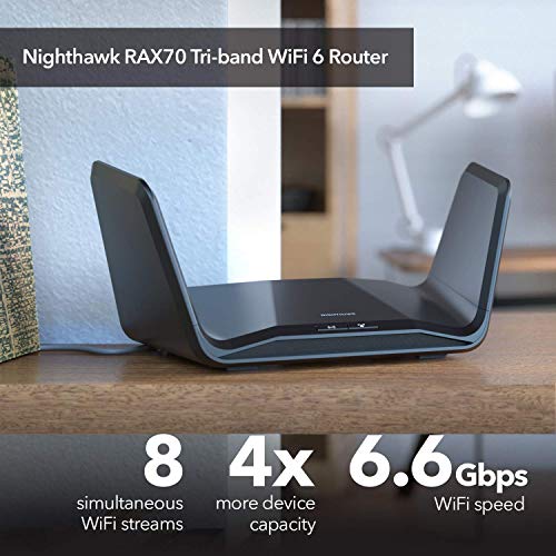 RAX70-100NAR Nighthawk AX6600 Tri-Band Router - Image 2