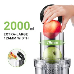 amzchef Cold Press Juicer With Large Chute
