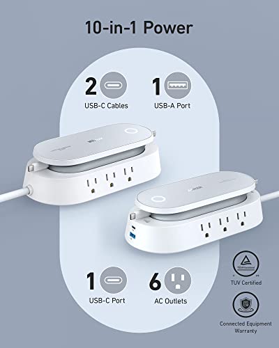 Anker 647 Charging Station, 10-in-1 Power Strip - Image 3