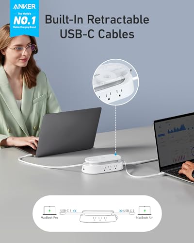 Anker 647 Charging Station, 10-in-1 Power Strip - Image 2