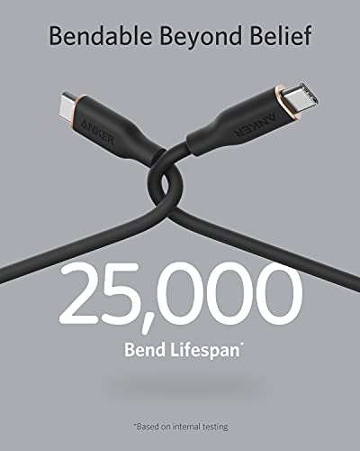 Anker USB C To USB C Flow Cord, 100W, 6FT, Black - Image 4