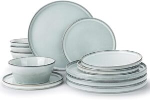 famiware Annecy Stoneware Dinnerware Set, 12 Pieces