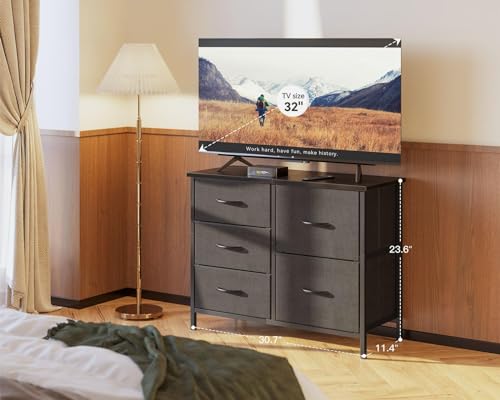 AODK Dresser TV Stand With 5 Drawers - Image 2