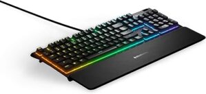 SteelSeries Apex 3 RGB Gaming Keyboard – IP32