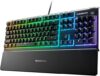 SteelSeries Apex 3 RGB Gaming Keyboard â€“ IP32 Water Resistant