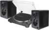 Audio-Technica AT-LP60X-BK Turntable With Speaker Pair