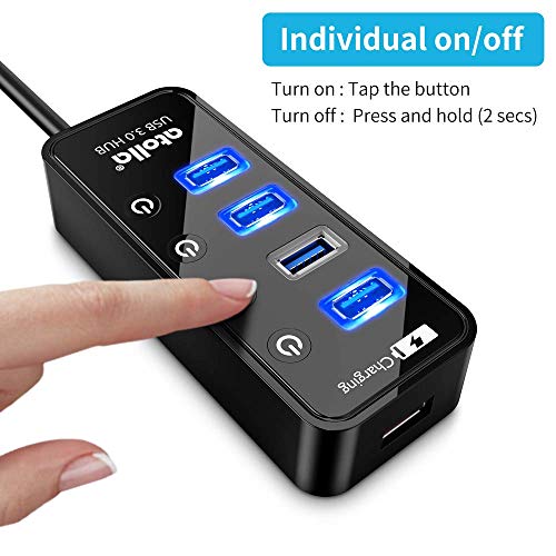 atolla 4-Port USB 3.0 Hub With Charging Port - Image 3