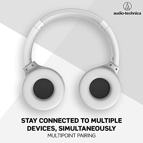 Audio-Technica ATH-S220BTWH Wireless On Ear Headphones - Image 4
