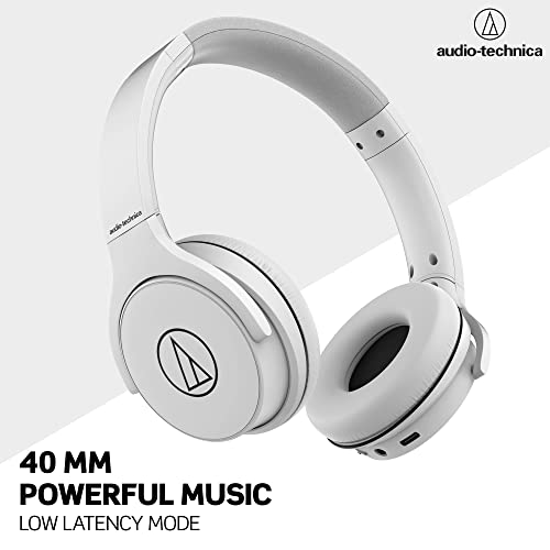 Audio-Technica ATH-S220BTWH Wireless On Ear Headphones - Image 2