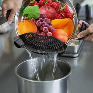 AUOON Clip On Silicone Strainer For Pots
