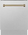 ZLINE Autograph Edition 24″ Tall Tub Dishwasher DWVZ-SN-24-CB