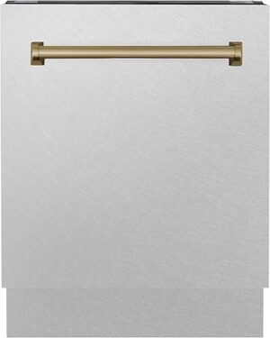 ZLINE Autograph Edition 24″ Tall Tub Dishwasher DWVZ-SN-24-CB