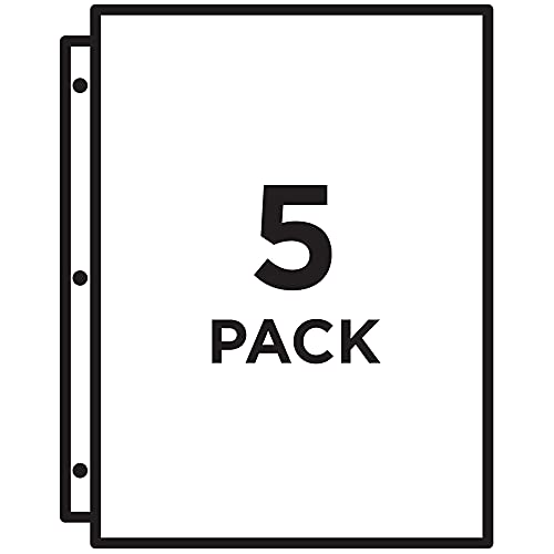AVERY Binder Pockets, Assorted Colors, 5 Slash Jackets (75254) - Image 5