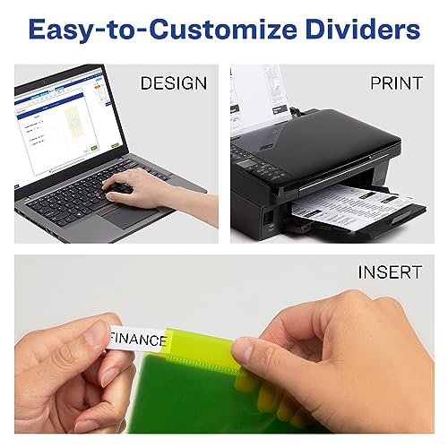 AVERY Dividers For 3 Ring Binders, 11903 - Image 4