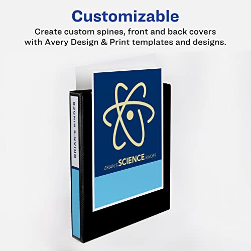AVERY Heavy-Duty 3 Ring Binder, Mint (79271) - Image 3