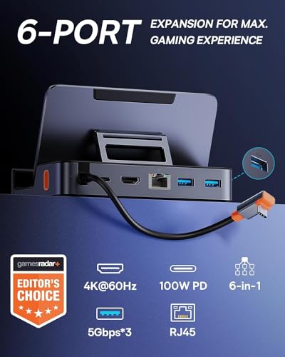 Baseus 6-in-1 Docking Station For Steam Deck - Image 2