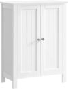 VASAGLE Bathroom Floor Storage Cabinet, White UBCB60W