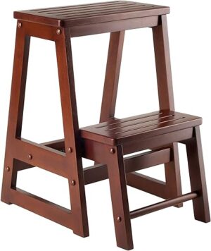 Winsome Beech Wood Double Step Stool, 94022