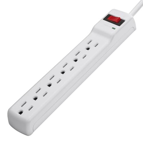 Belkin 6-Outlet Power Strip Surge Protector F5C047 - Image 2