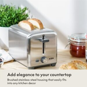 BELLA Stainless Steel 2 Slice Toaster