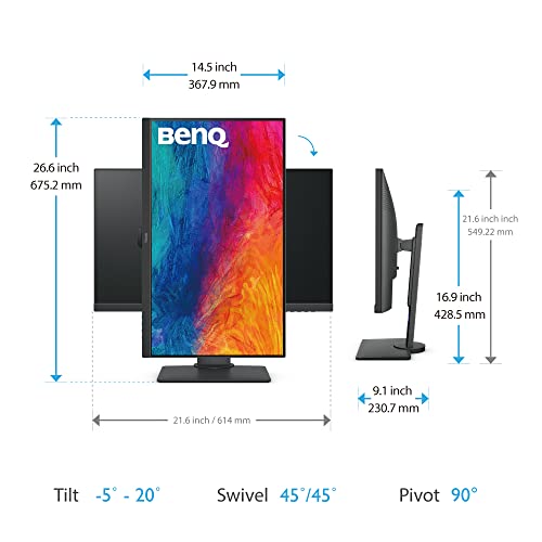 BenQ 27” QHD 1440p IPS Monitor With ScreenBar - Image 4