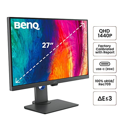BenQ 27” QHD 1440p IPS Monitor With ScreenBar - Image 2