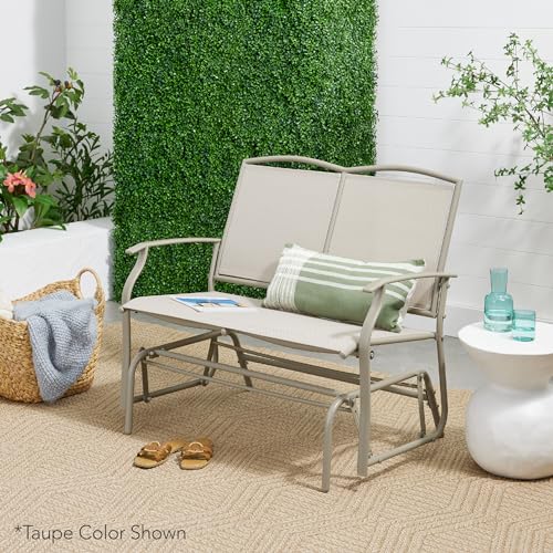 Best Choice Products 2-Person Outdoor Patio Swing Glider Loveseat - Image 2