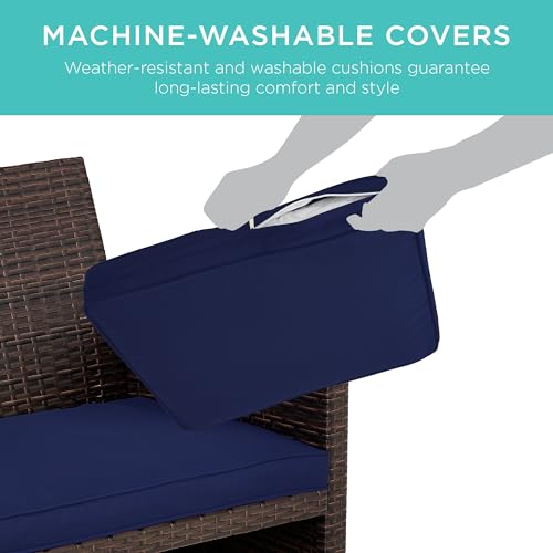 Best Choice Products 4-Piece Wicker Patio Furniture Set - Image 5