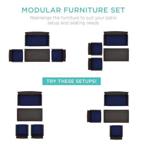 Best Choice Products 4-Piece Wicker Patio Furniture Set - Image 2