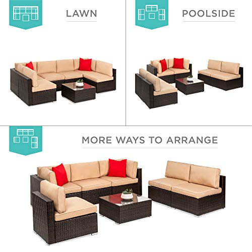 Best Choice Products 7-Piece Modular Outdoor Patio Set - Image 3