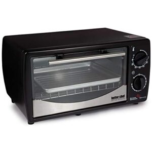 Better Chef Basic Toaster Oven, 4-Slice, Red