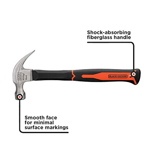 BLACK+DECKER 16oz Hammer (BDHT54003) - Image 2