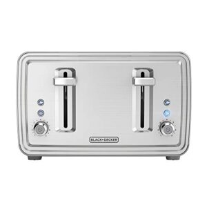 BLACK+DECKER 4-Slice Stainless Steel Toaster TR4900SSD