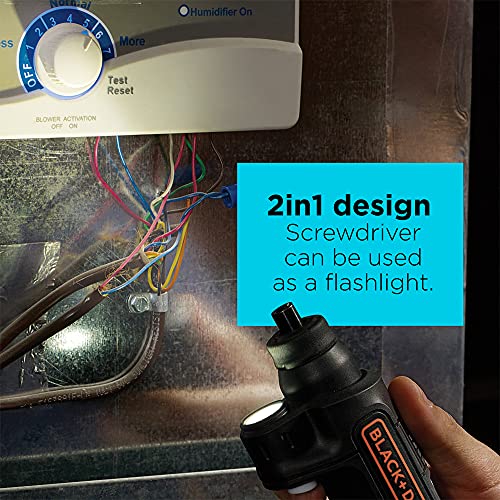 BLACK+DECKER 4V Max* Cordless Screwdriver BDCSFL20C - Image 3