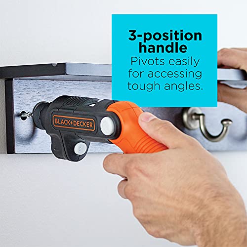 BLACK+DECKER 4V Max* Cordless Screwdriver BDCSFL20C - Image 4