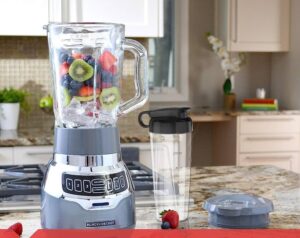 BLACK+DECKER Quiet Stainless Steel Blender BL1400DG-P