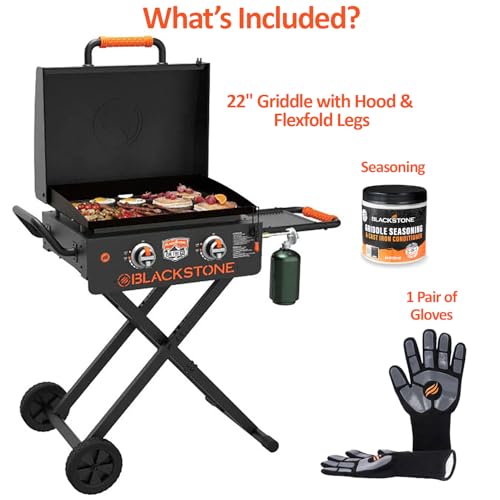 BLACKSTONE 22 Inch Griddle With Hood And Stand - Image 3