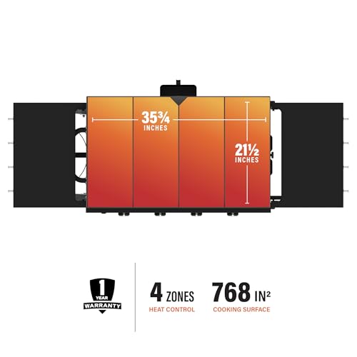 BLACKSTONE 36" Omnivore Griddle With Folding Shelves - Image 5