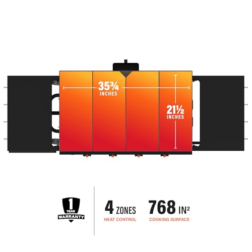 BLACKSTONE Portable Outdoor 4 Burner Gas Griddle, 36 Inch - Image 5