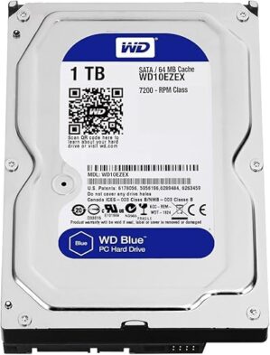 Western Digital Blue Desktop 1TB 3.5″ Hard Drive