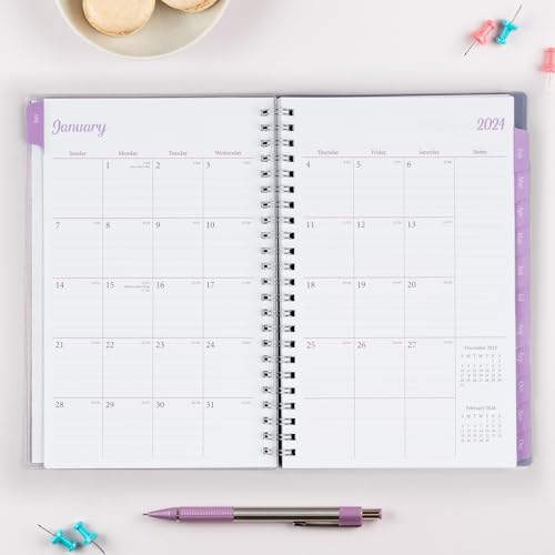 Blue Sky 2024 Weekly Monthly Planner, 5" x 8", Laila (137276-24) - Image 5