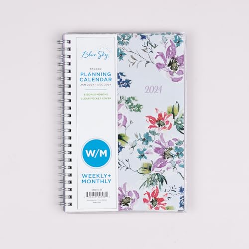 Blue Sky 2024 Weekly Monthly Planner, 5" x 8", Laila (137276-24) - Image 2