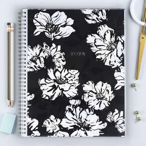 Blue Sky 2024 Weekly Monthly Planner, 8.5" x 11", Baccara Dark (110211-24) - Image 3