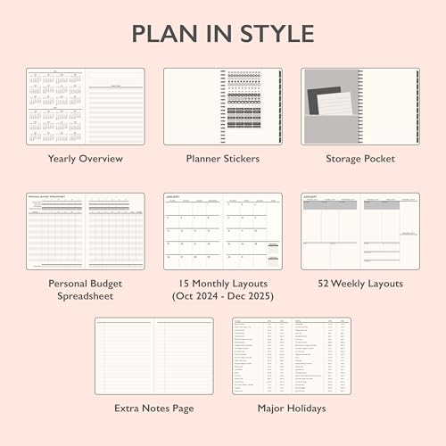 Blue Sky 2025 Weekly & Monthly Planner, Darby - Image 3