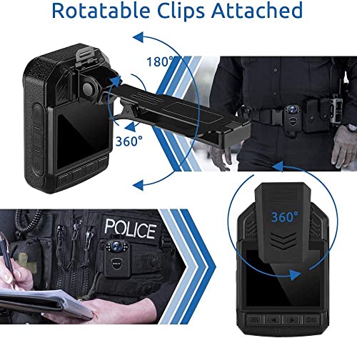 BOBLOV KJ21 Body Camera, 1296P Video Recorder - Image 5